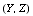 (Y, Z)